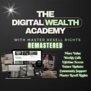 Digital Wealth Academy 2.0 Course: Digital Marketing, Resell Rights (Multiple Languages)