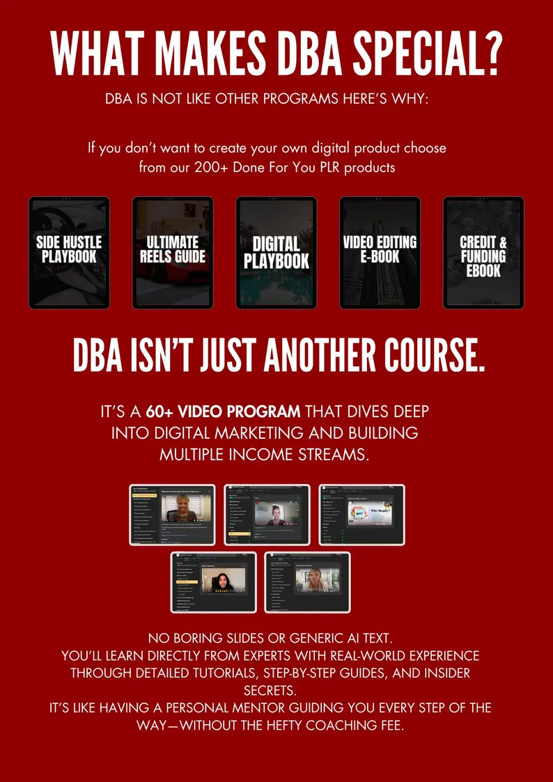DBA Volume 1 - With Master Resell Rights - Image 9